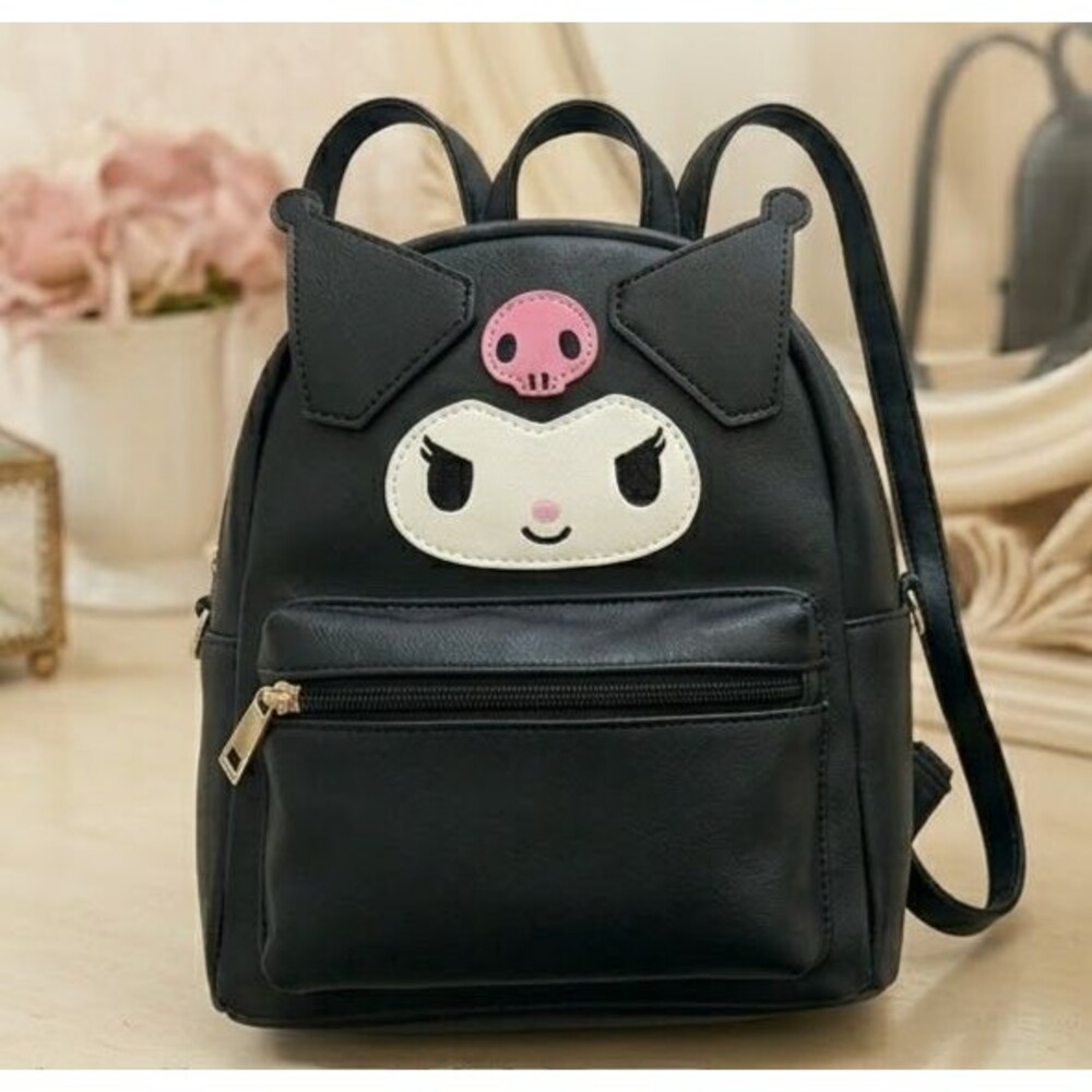 Kawaii Cartoon Anime black Mini Shoulder Bag Handbag Kuromi crossbody